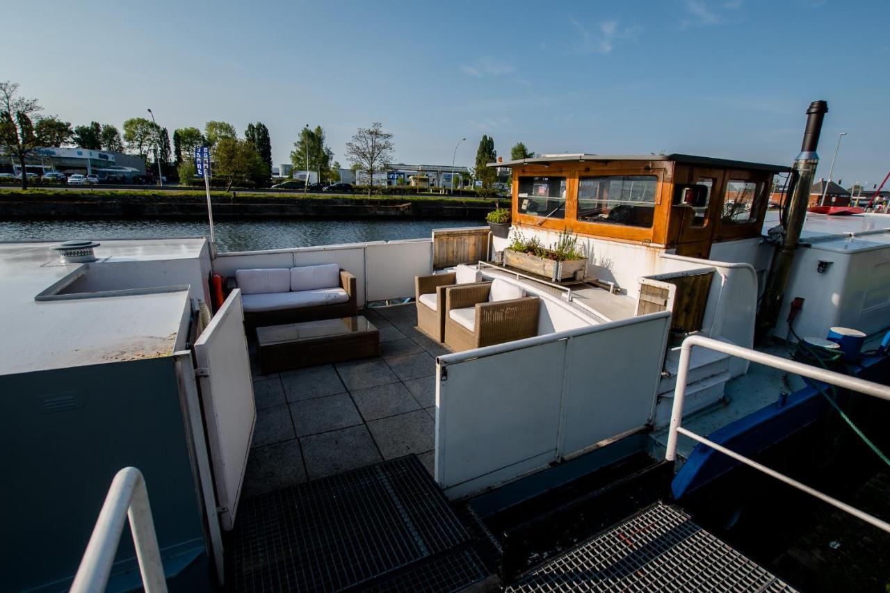 Houseboat Jana - With Sauna And Terrace Bruges Exterior foto