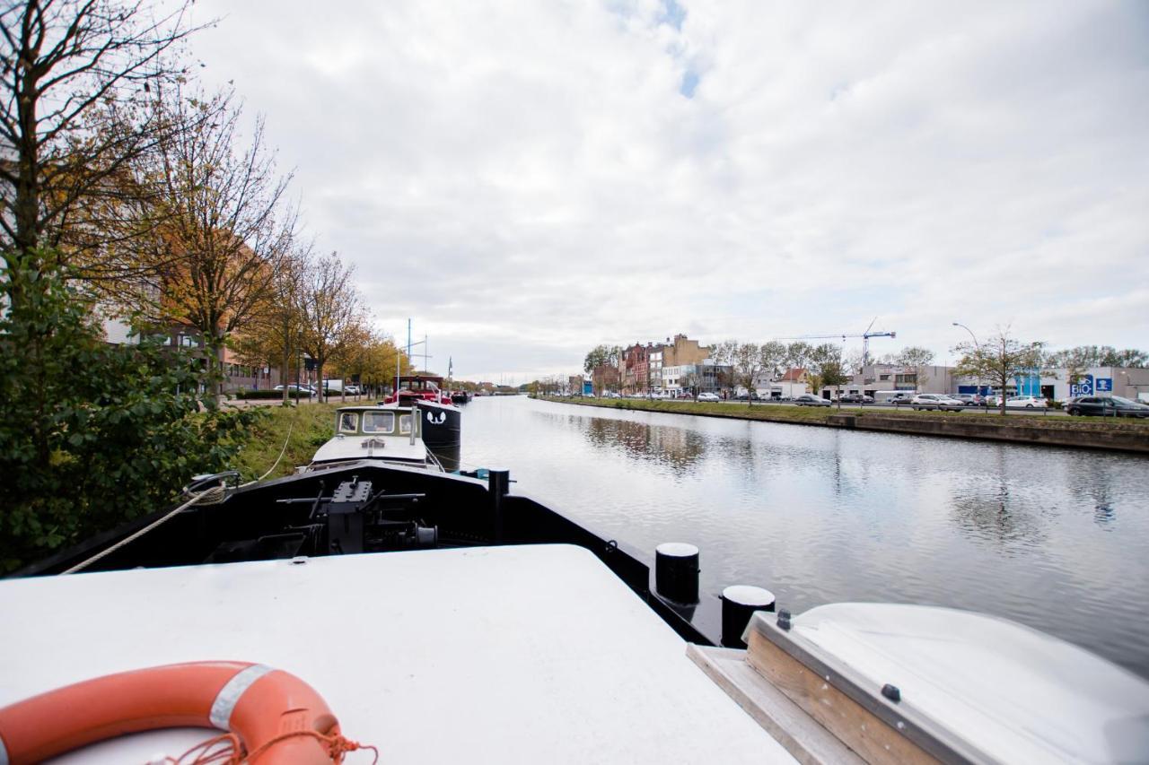 Houseboat Jana - With Sauna And Terrace Bruges Exterior foto