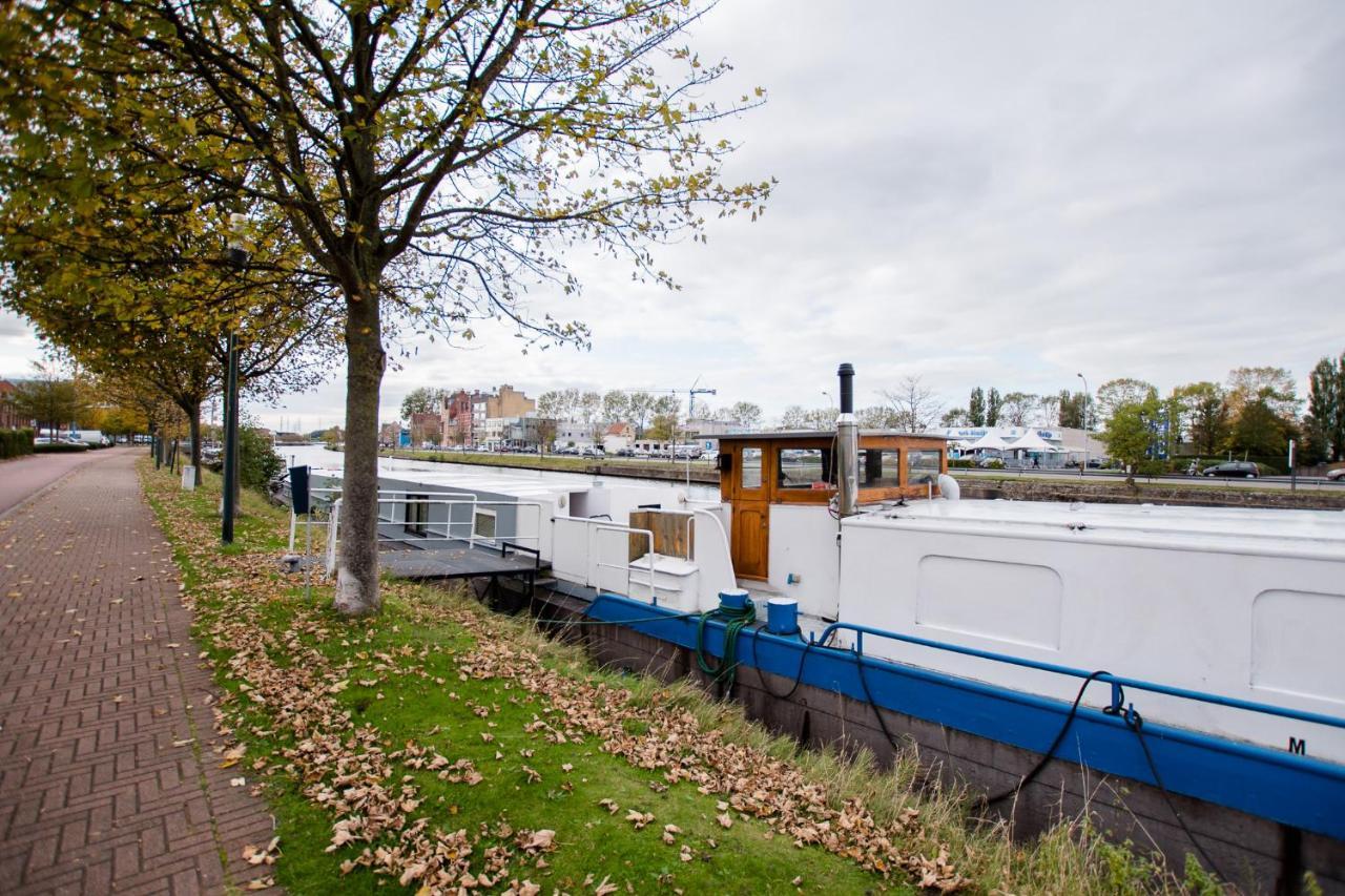 Houseboat Jana - With Sauna And Terrace Bruges Exterior foto