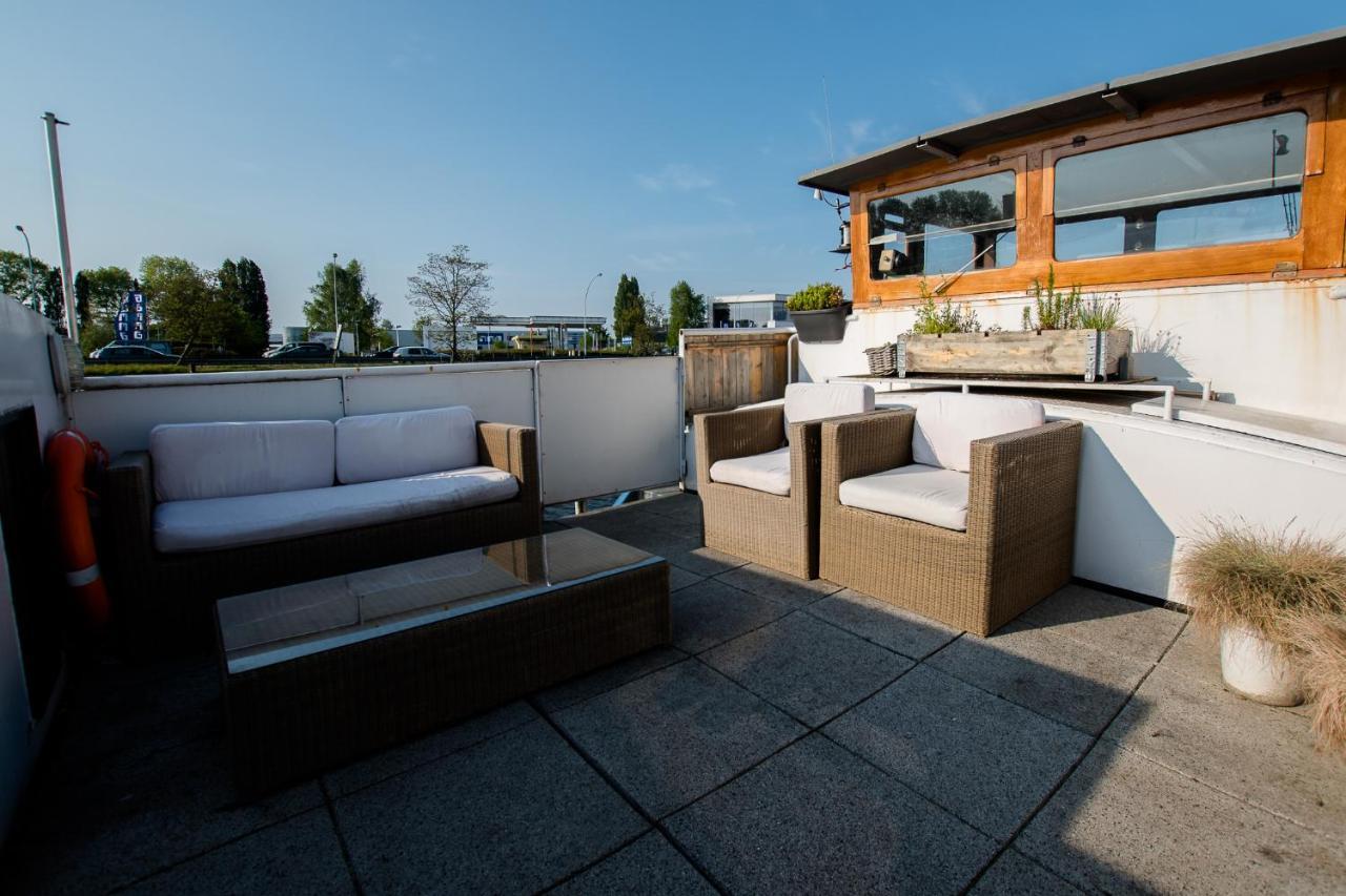 Houseboat Jana - With Sauna And Terrace Bruges Exterior foto